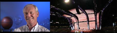 HD TV production sample left in Castle Pines Colorado, left, and television ENG video services on the right example for the Democaratic National Convention in Denver Colorado by DP/director of photography Nick Teti of Mister Photon Media